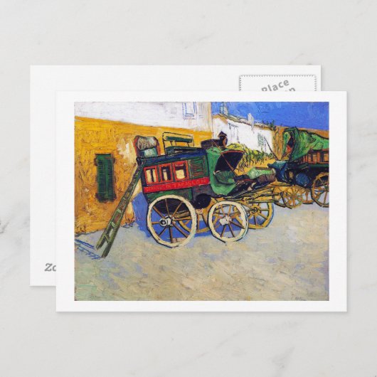 De Tarascon Diligence Vincent van Gogh Briefkaart (Voorkant / Achterkant)
