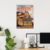 De Tarkov Tales 01 ontsnapping uit Tarkov Reshala Poster (Thuiskantoor)