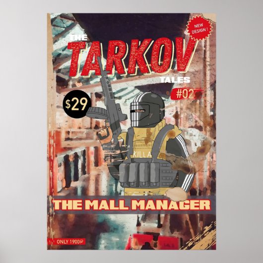 De Tarkov Tales 02 Escape van Tarkov Killa V Poster (Voorkant)