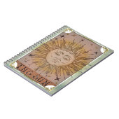 De Tarot Card Celestial Art van de zon Notitieboek (Linkerzijde)