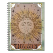 De Tarot Card Celestial Art van de zon Notitieboek (Voorkant)