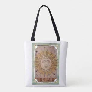 De  Tarot Card Celestial Art van de zon Tote Bag