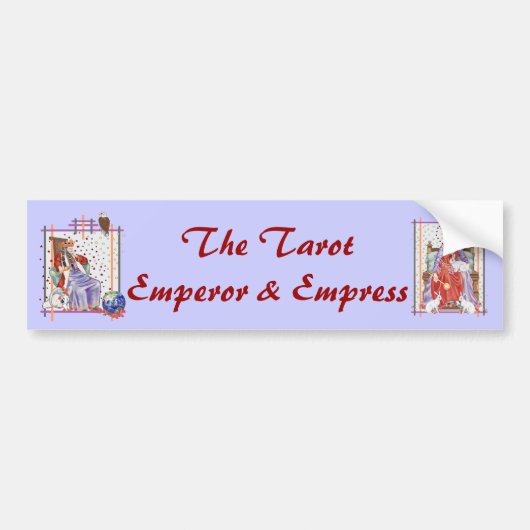 De Tarot Empress Bumpersticker (Voorkant)