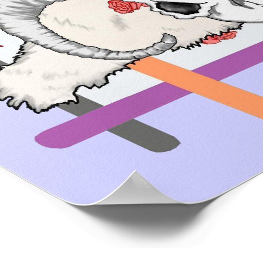 De Tarot Empress & Emperor Poster (Hoek)