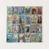 De Tarot Kaart Major Arcana Combo Tapestry Wandkleed (Voorkant)