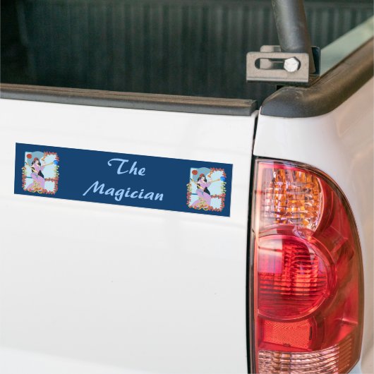 De Tarot-Magiciër Bumpersticker (Op Truck)