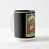 De Tarot van de Keizerin Tweekleurige Koffiemok (Voorkant links)