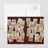 De tarotkaarten van de majoor Arcana Briefkaart (Voorkant / Achterkant)