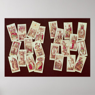 De tarotkaarten van de majoor Arcana Poster