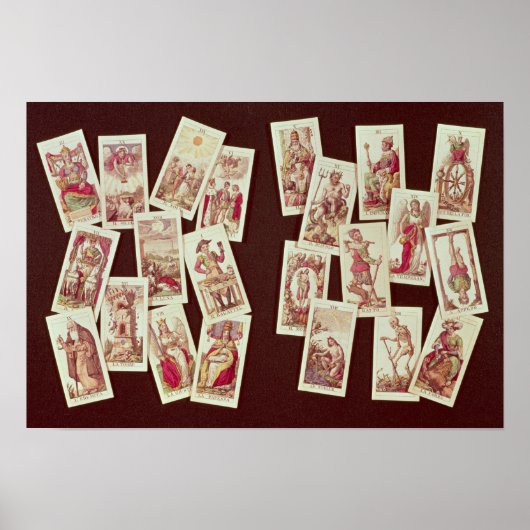 De tarotkaarten van de majoor Arcana Poster (Voorkant)