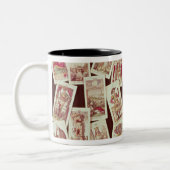 De tarotkaarten van de majoor Arcana Tweekleurige Koffiemok (Links)