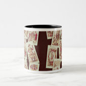 De tarotkaarten van de majoor Arcana Tweekleurige Koffiemok (Center)