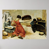 De tarwe ziften, fijne kunst, poster (Voorkant)