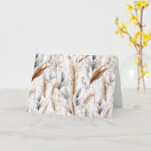 De tarweveld wenskaart kaart (Gele Bloem)