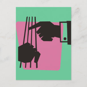 De tas afspelen briefkaart