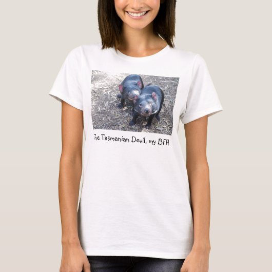 De Tasmaanse duivel, mijn BFF. T-shirt (Voorkant)
