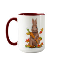 DE Tasse Hase im Herbst