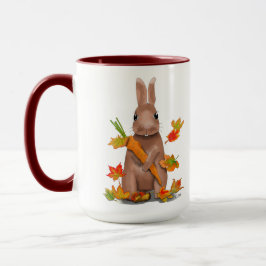 DE Tasse Hase im Herbst Mok