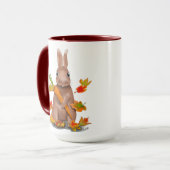 DE Tasse Hase im Herbst Mok (Voorkant links)
