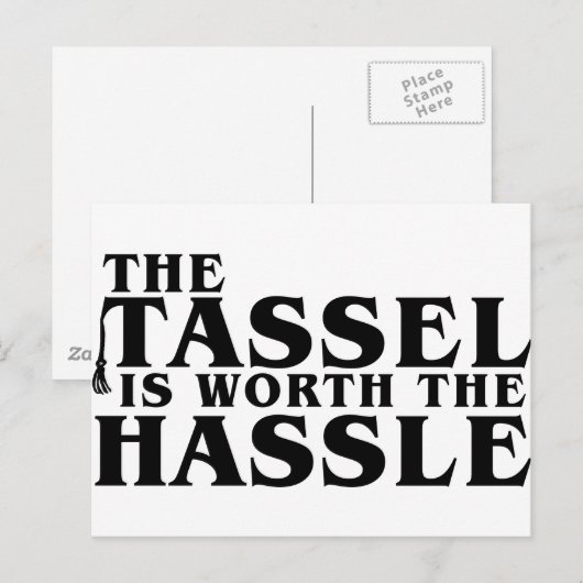 De Tassel is de hal waard Briefkaart (Voorkant / Achterkant)