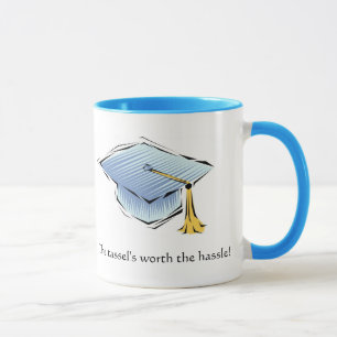 De tassel is de moeite waard. Mok afstuderen