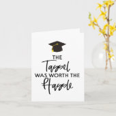 De Tassel is het Afstuderen van het Rode Hassle Kaart (Gele Bloem)