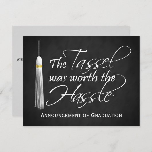 De Tassel was de beste leerling van het Hassle Col Kaart (Voorkant / Achterkant)