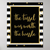 De Tassel was de beste van het Hassle Grauduation  Poster (Voorkant)
