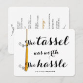 De Tassel was de Hassle waard. Aankondiging (Voorkant / Achterkant)