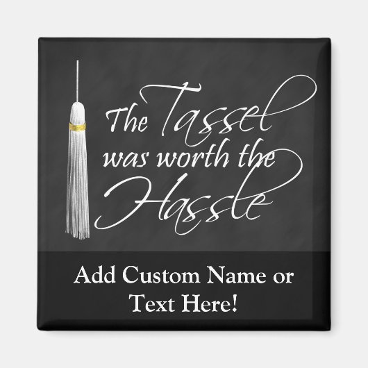 De Tassel was de Hassle waard Magneet (Voorkant)