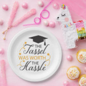 De Tassel was de Hassle waard  Papieren Bordje (Feest)