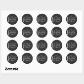 De Tassel was de Hassle waard Ronde Sticker (Vel)