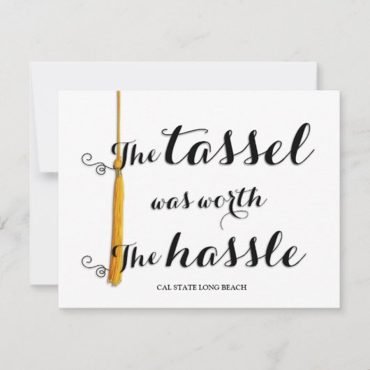 De tassel was de moeite waard - Klasse van 2014 Aankondiging (Voorkant)