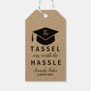 De Tassel was de moeite waard om de graduatie cap Cadeaulabel