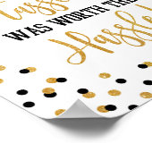 De Tassel was de moeite waard om het Afstuderen va Poster (Hoek)