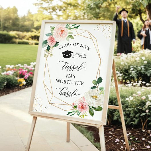 De Tassel was de moeite waard om het Afstuderen va Poster