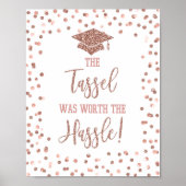 De Tassel was de moeite waard om het Afstuderen va Poster (Voorkant)