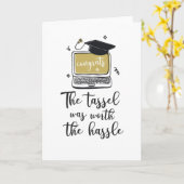 De Tassel was goed voor het Afstuderen van Hassle Kaart (Gele Bloem)