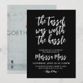 De Tassel was het Afstuderen van Hassle Funny waar Kaart (Voorkant / Achterkant)