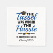 De Tassel was het Afstuderen van Hassle waard Servet (Voorkant)