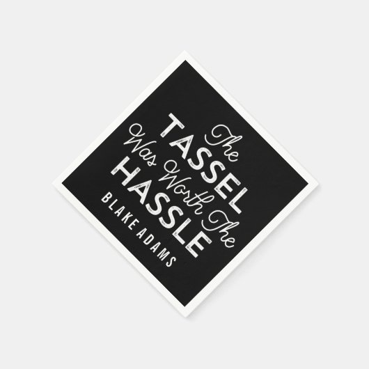 De Tassel was het Afstuderen van Hassle waard Servetten (Hoek)