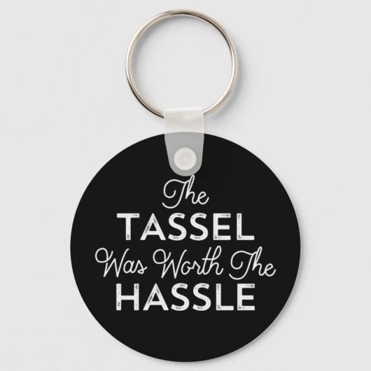 De Tassel was het Afstuderen van Hassle waard Sleutelhanger (Voorkant)