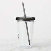 De Tassel was het beste cadeau van het Afstuderen  Acryl Drinkbeker (Links)
