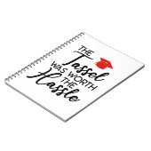 De Tassel was het beste cadeau van het Afstuderen  Notitieboek (Linkerzijde)