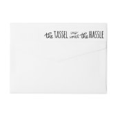 De Tassel was het meest geschikt voor het moderne  (Achterkant)