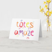 De tassen verbazen Gelukwensen Kaart (Gele Bloem)