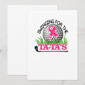 De Tata's borstkanker moeten worden doorgeslikt Save The Date (Voorkant / Achterkant)