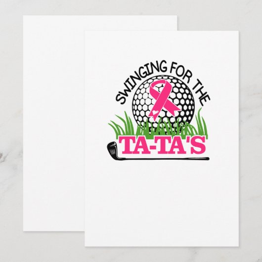 De Tata's borstkanker moeten worden doorgeslikt Save The Date (Voorkant / Achterkant)