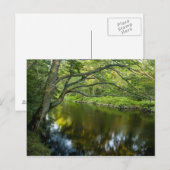 De Tauntonrivier in Bridgewater, 2 Briefkaart (Voorkant / Achterkant)