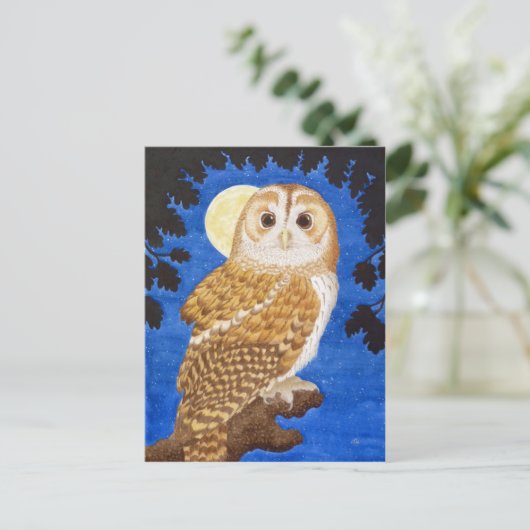De Tawny Owl Briefkaart (Staand voorkant)